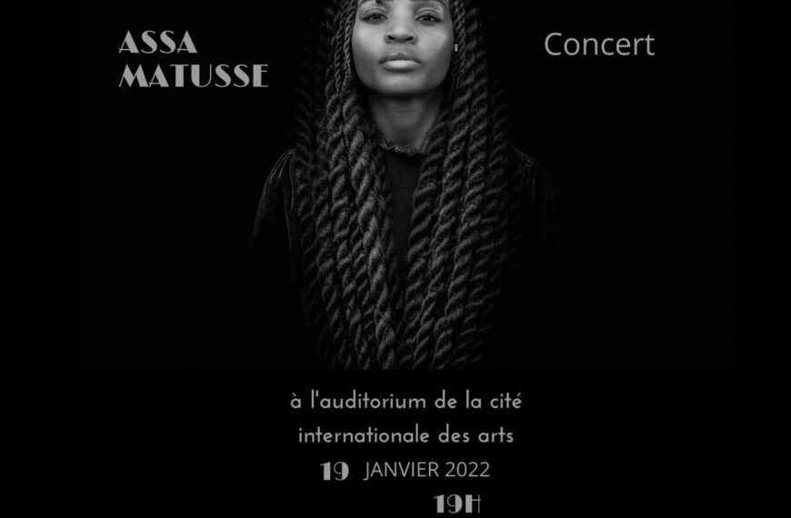 Assa Matusse em Concerto Este Mês na Cidade Francesa de Paris
