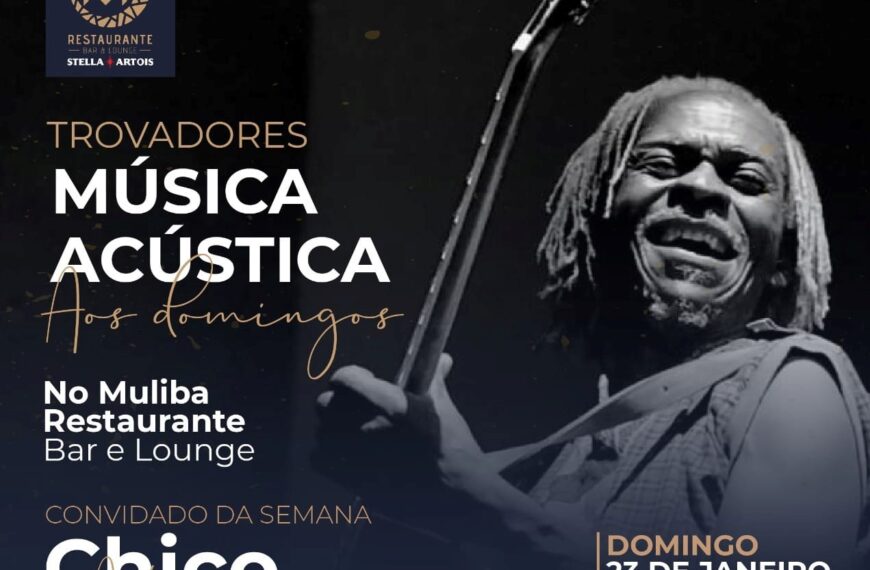 Chico António Estreia este Domingo Sessões de Música Acústica no Muliba da Matola