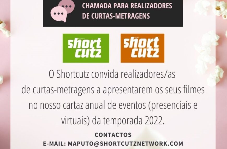 Chamada Para Realizadores de Curtas – Metragens