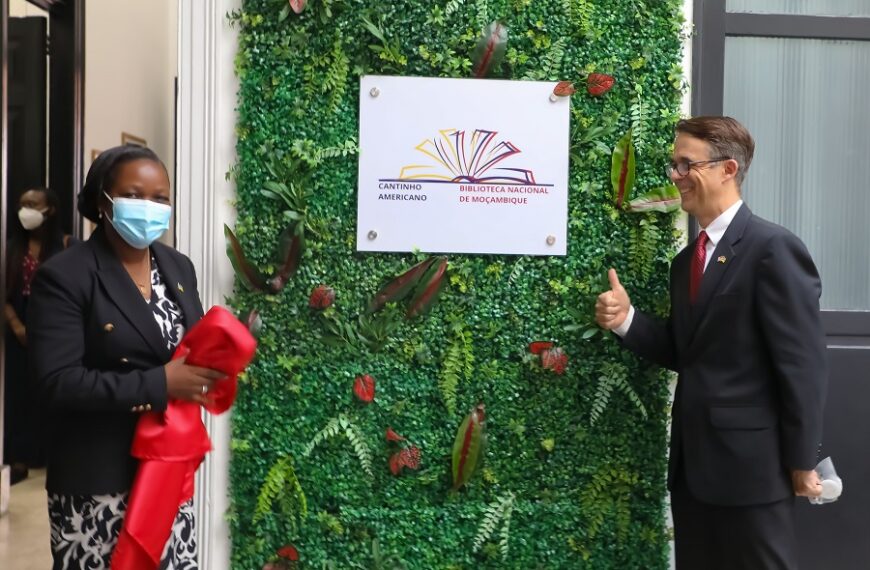 Inaugurado ‘Cantinho Americano’ na Biblioteca Nacional de Moçambique