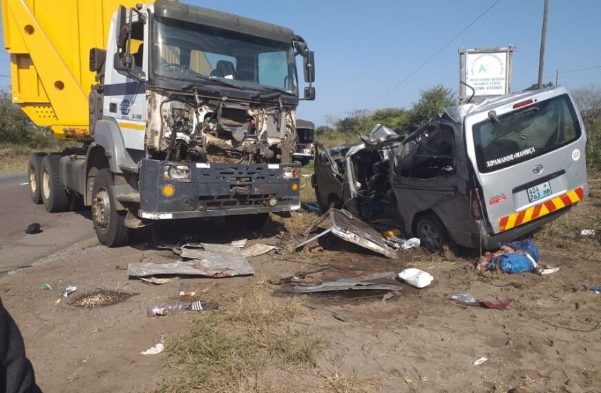 Doze Mortes Confirmados em Acidente do Tipo Choque em Maluana Província de Maputo