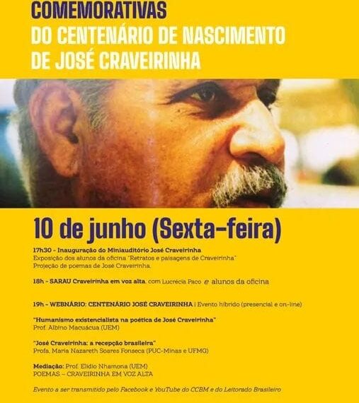 Ciclo de Actividades Comemorativas do Centenário de Nascimento de José Craveirinha