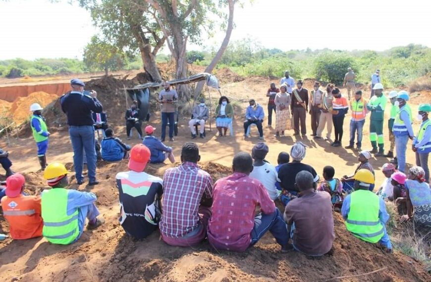Autoridade Tributária e Governo de Vilankulo na Melhorias da Exploração de Inertes