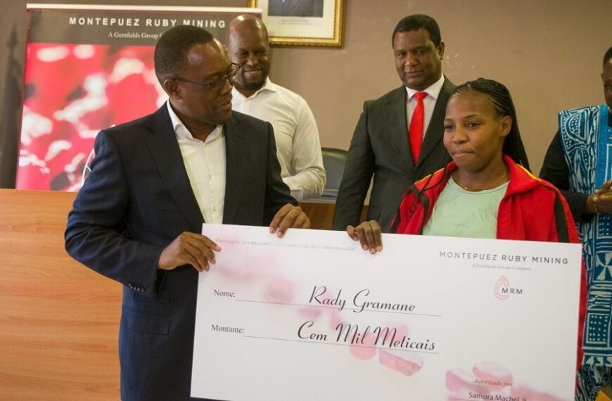 Montepuez Ruby Mining Distingue Atletas Medalhados Nos Jogos da Commonwealth