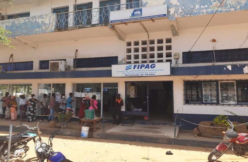 FIPAG Melhora Distribuição de Água Devido ao Aumento Demográfico em Pemba