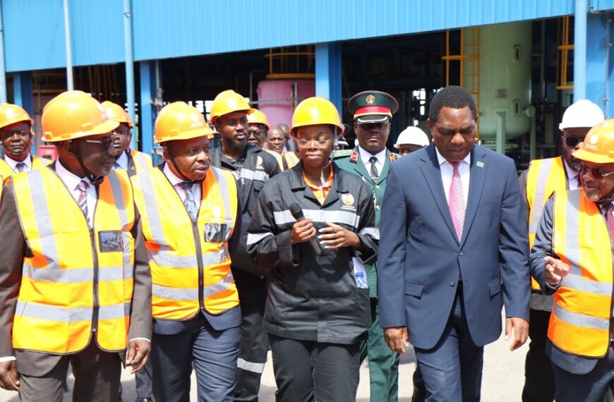 Presidente da Zâmbia Perspectiva Mais Cooperação No Sector de Energia