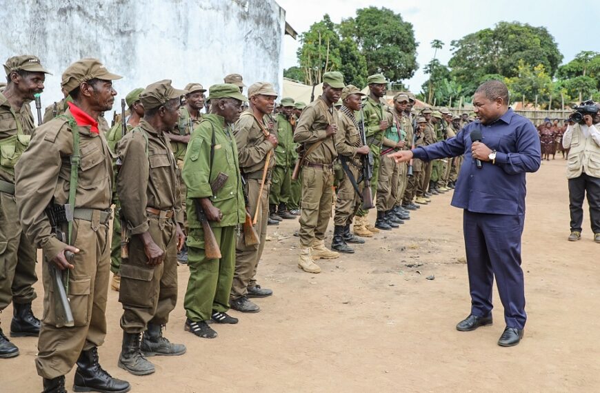 Filipe Nyusi Encoraja a Força Militar a Manter-se Firme na Luta Contra o Terrorismo em Cabo Delgado