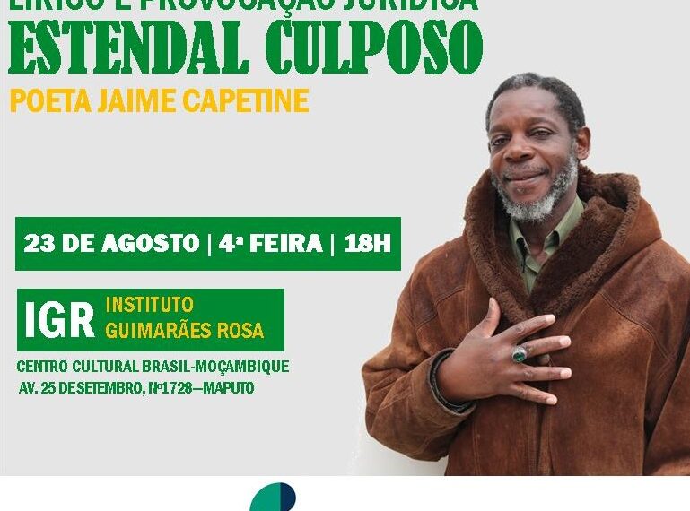 Sarau Lírico e Provocação Jurídica: Estendal Culposo Com o poeta Jaime Capetine
