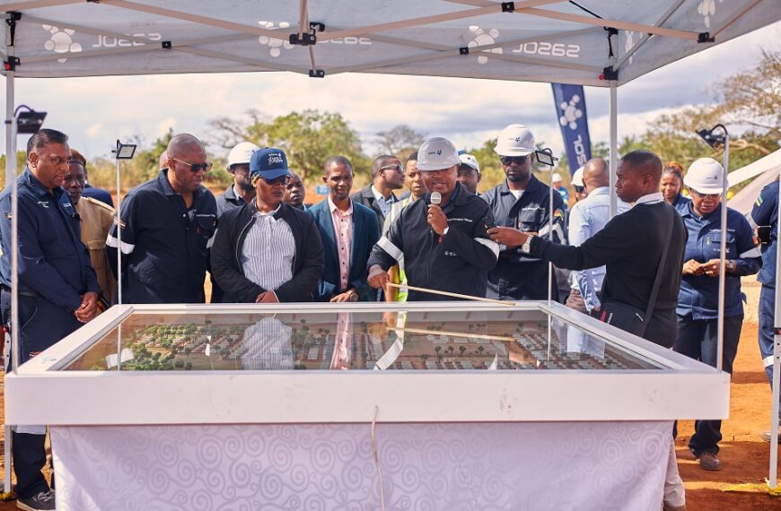 Iniciam Obras de Construção da Vila de Reassentamento de Mangungumete em Temane