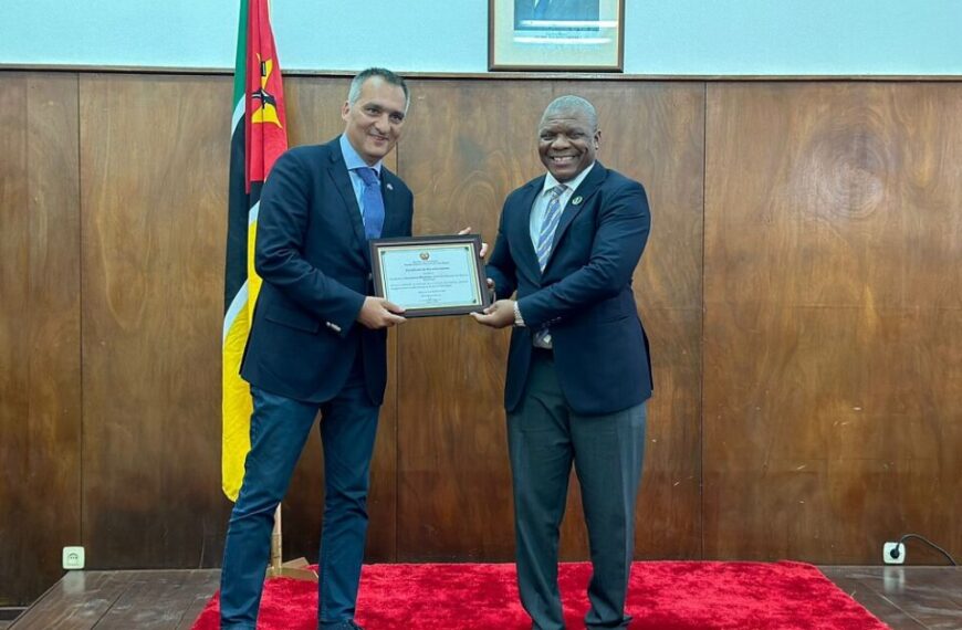Cônsul Geral Honorário da Grécia Reconhecido Pelo Trabalho em Prol de Cabo Delgado