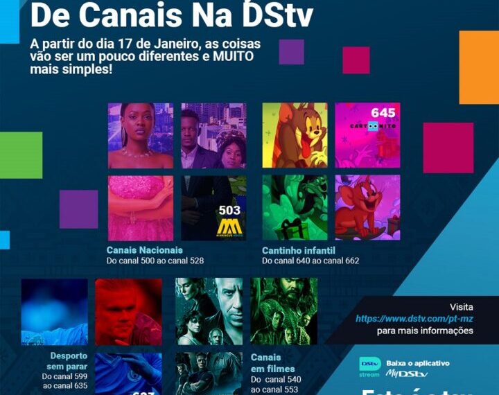 Anunciado Novo Alinhamento de Canais na DStv da MultiChoice Moçambique