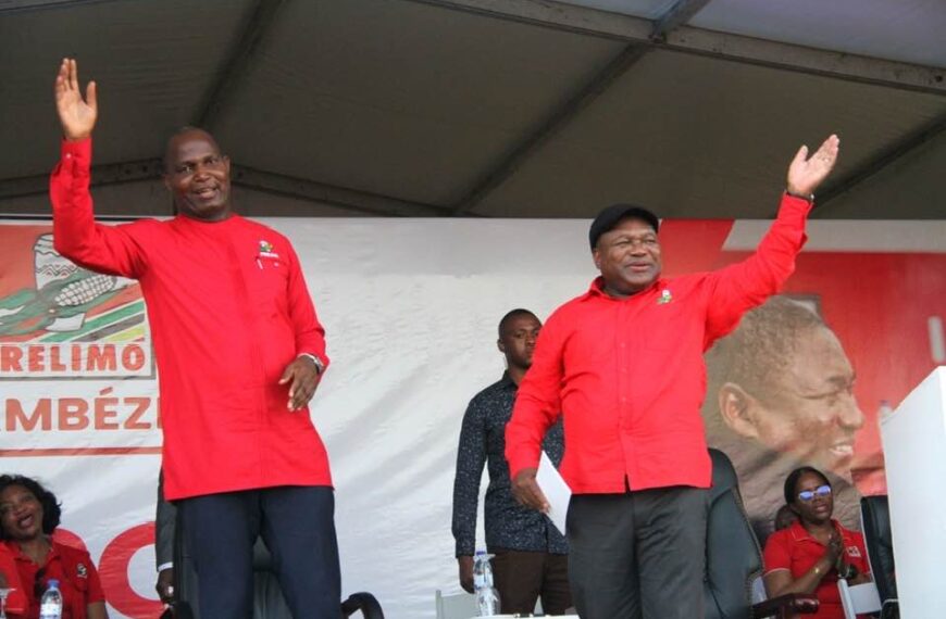 Daniel Chapo Apresentado Candidato Presidencial da Frelimo em Inhambane e Quelimane