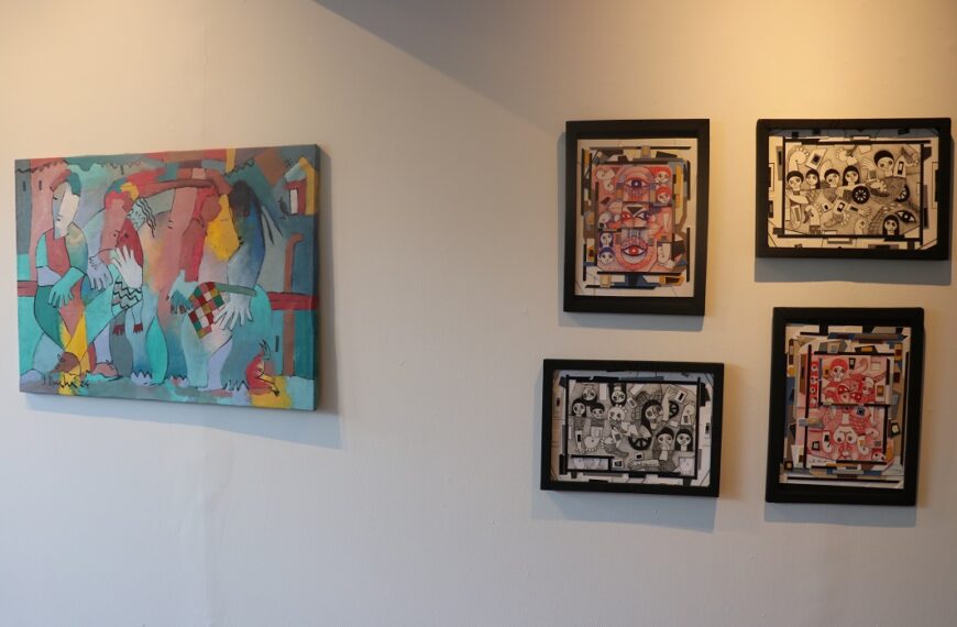 Exposição de Pintura “Entre Vozes e Caminhos” de Quehá e Santos Mabunda em Maputo