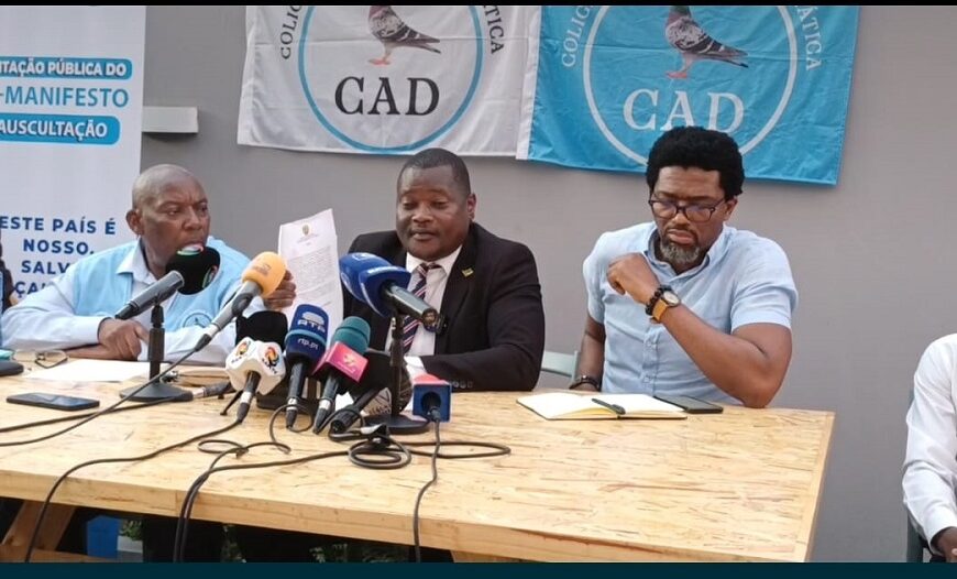 CAD Convoca Manifestação de Protesto Contra a Exclusão Política Este Fim-de-Semana