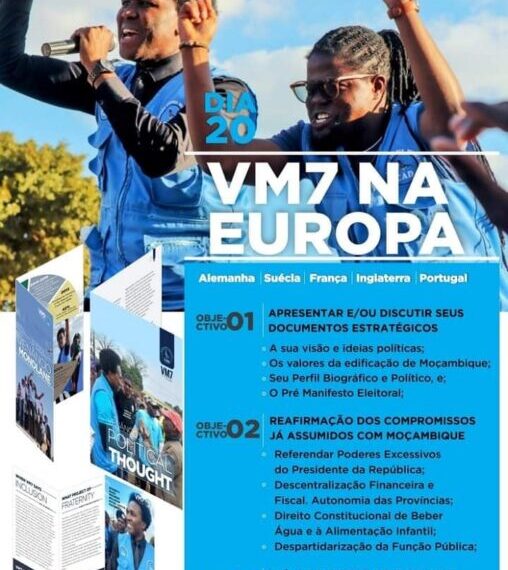 Venâncio Mondlane Almoça com o Presidente de Portugal Marcelo Rebelo de Sousa