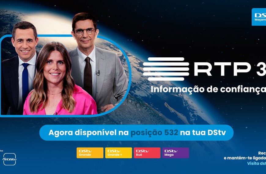 A RTP3 já Está Disponível na DStv e GOtv com Cobertura 24 Horas Por Dia e 7 Dias por Semana