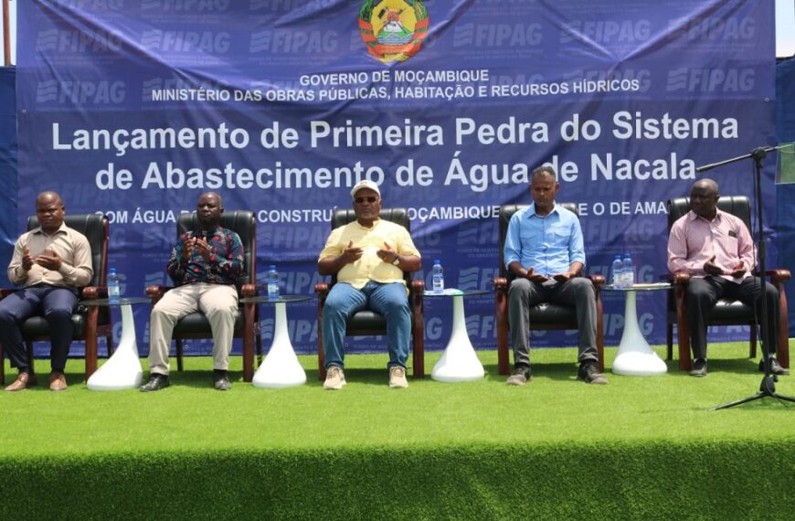 Arranca Reabilitação e Ampliação do Sistema de Abastecimento de Água de Nacala em Nampula