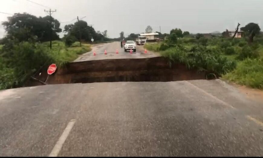 Interrompida Circulação na Estrada N1 Entre Nampula e Namialo Devido ao Ciclone ‘Jude’