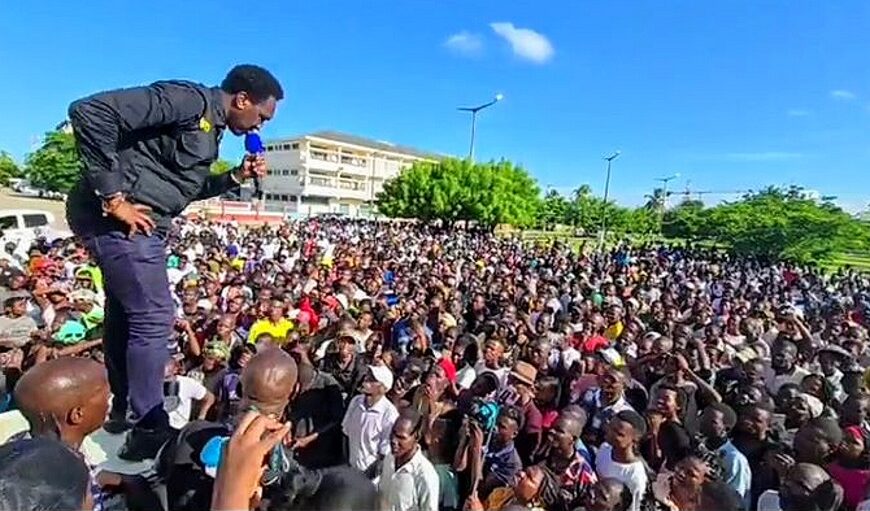 Depois do Baleamento do Mc Trufafa Venâncio Mondlane Chega e Paralisa Quelimane