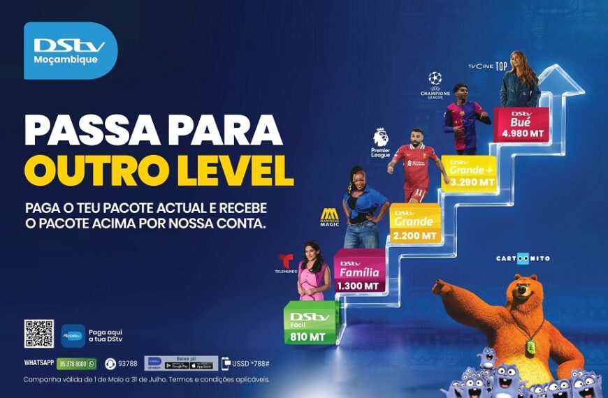 ‘Passa Para Outro Level’ na DStv e Desfruta dos Melhores Conteúdos