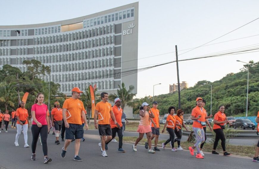 BCI Realiza Caminhada Nacional Pela Saúde e Bem-estar Denominada ‘Caminhada Daqui’