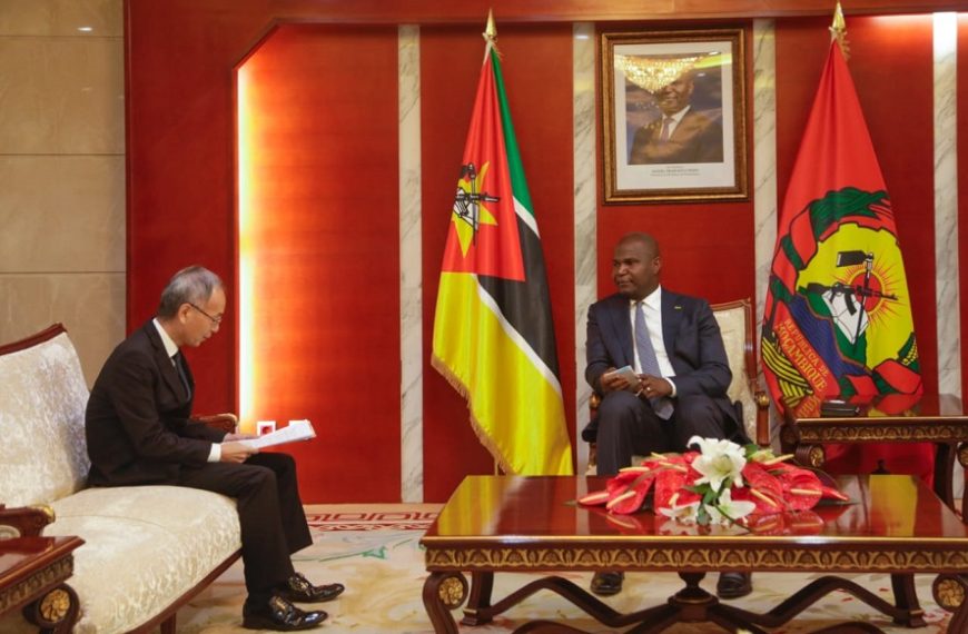 Presidente Chapo e Embaixador do Japão Reforçam Amizade e Cooperação Entre os Dois Países