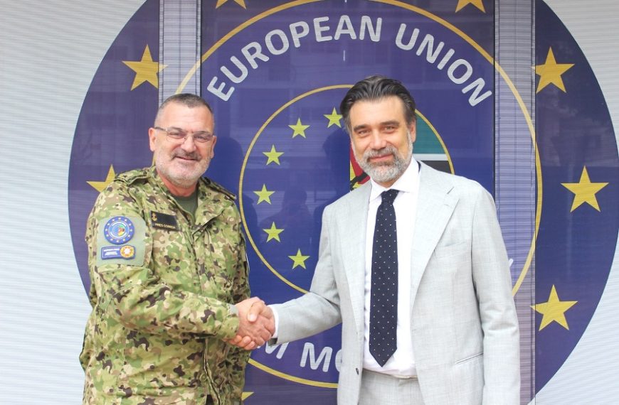 Embaixador da Suécia Visita Acampamento da Missão Militar da União Europeia em Moçambique