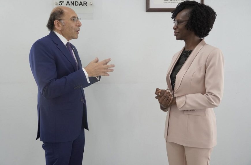 Ministra Ivete Alane Recebe Embaixador do Egipto para Reforço da Cooperação Bilateral