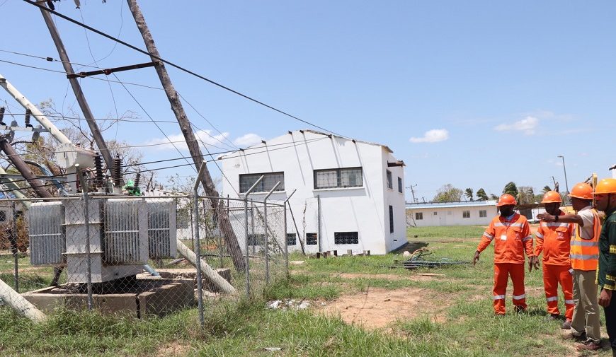 EDM Garante Que Trabalhos de Reposição da Torre de Alta Tensão Colapsada Decorrem a Bom Ritmo