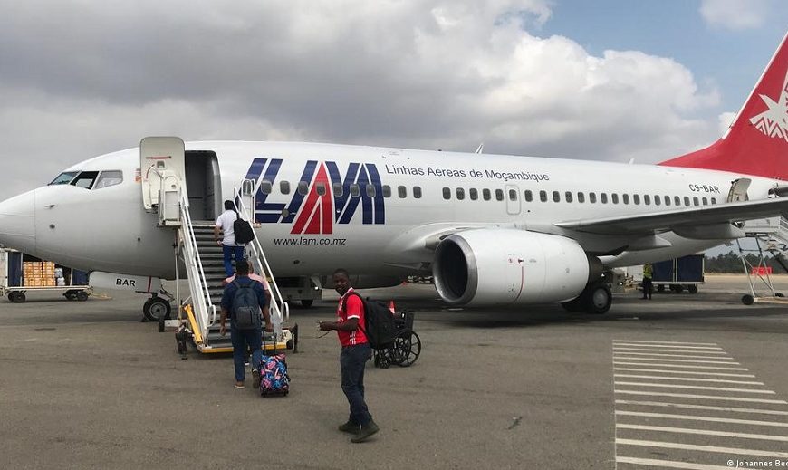LAM Anuncia Cancelamento de Voos Devido a Aproximação do Ciclone Gezani