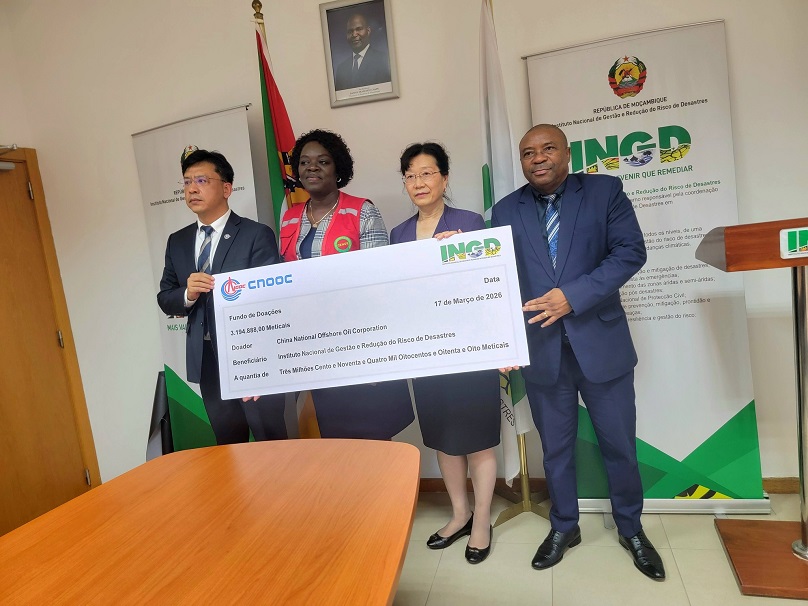 Empresa Chinesa Reforça Apoio Humanitário com Doação de 50 Mil Dólares ao INGD