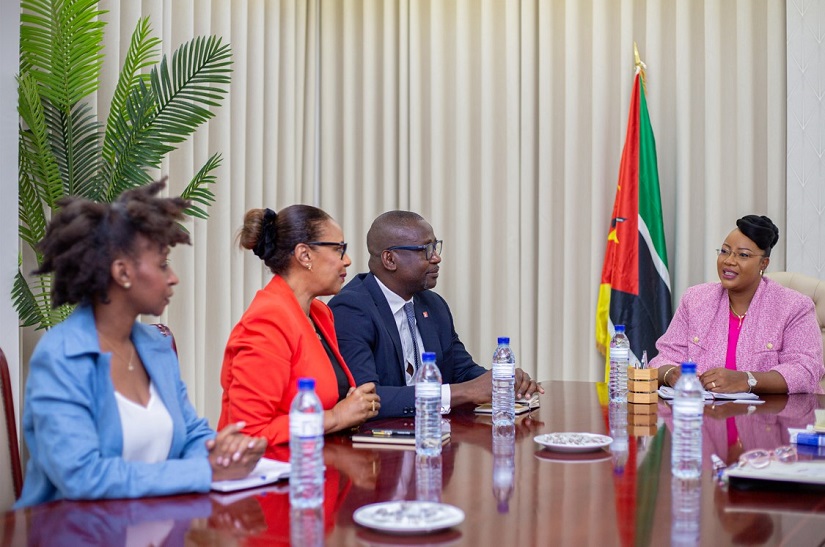 Moza Banco Visita Gabinete da Primeira-Dama e Encoraja o Trabalho Feito em Prol das Vítimas das Cheias