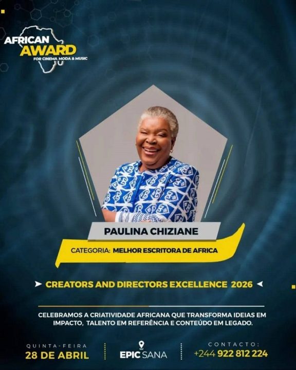 Paulina Chiziane Nomeada para Melhor Escritora de África no African Award 2026
