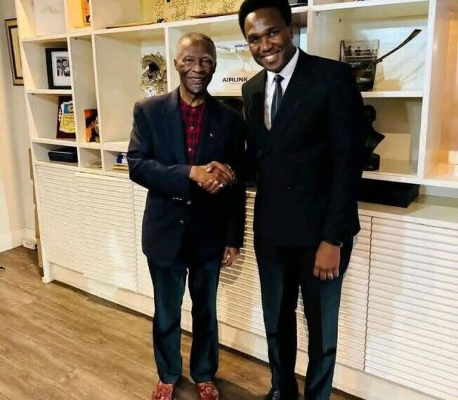 Venâncio Mondlane Reúne Com Thabo Mbeki na RAS Sob Pressão do Processo Judicial