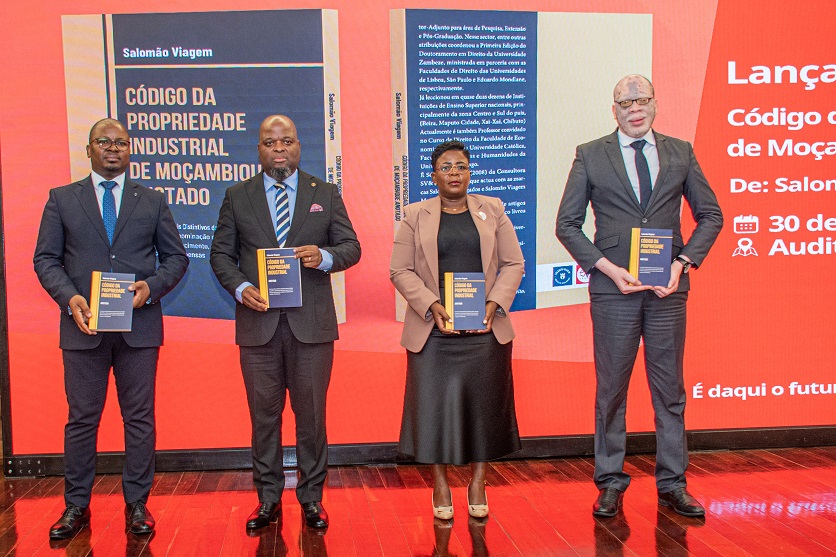 Salomão Viagem Lança Livro sobre Propriedade Industrial no Auditório do BCI em Maputo