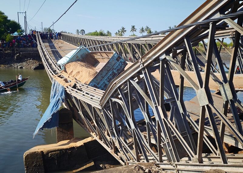 Não Há Previsão Para Reposição da Ponte Que Liga Incídua ao Centro de Quelimane na Zambézia