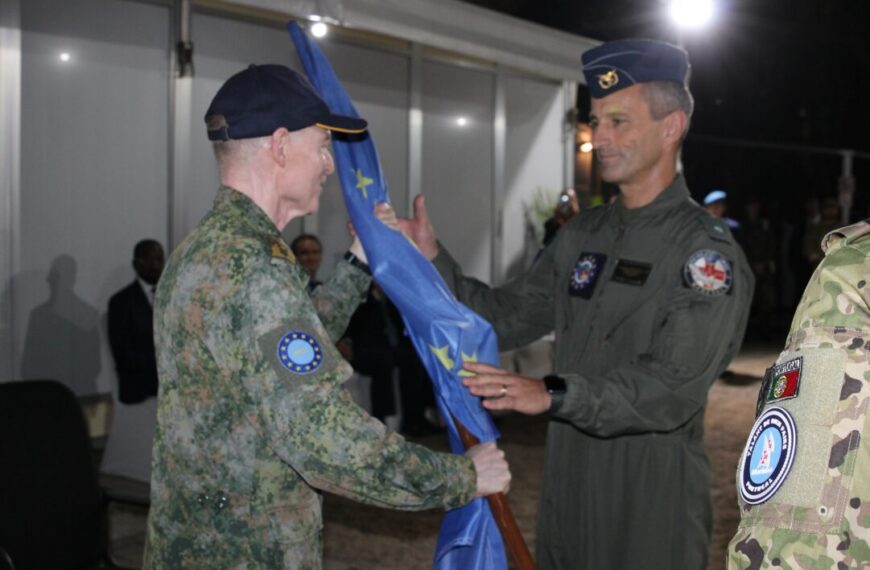 Brigadeiro-General Sérgio Estrela é o Novo Comandante da Força da EUMAM MOZ